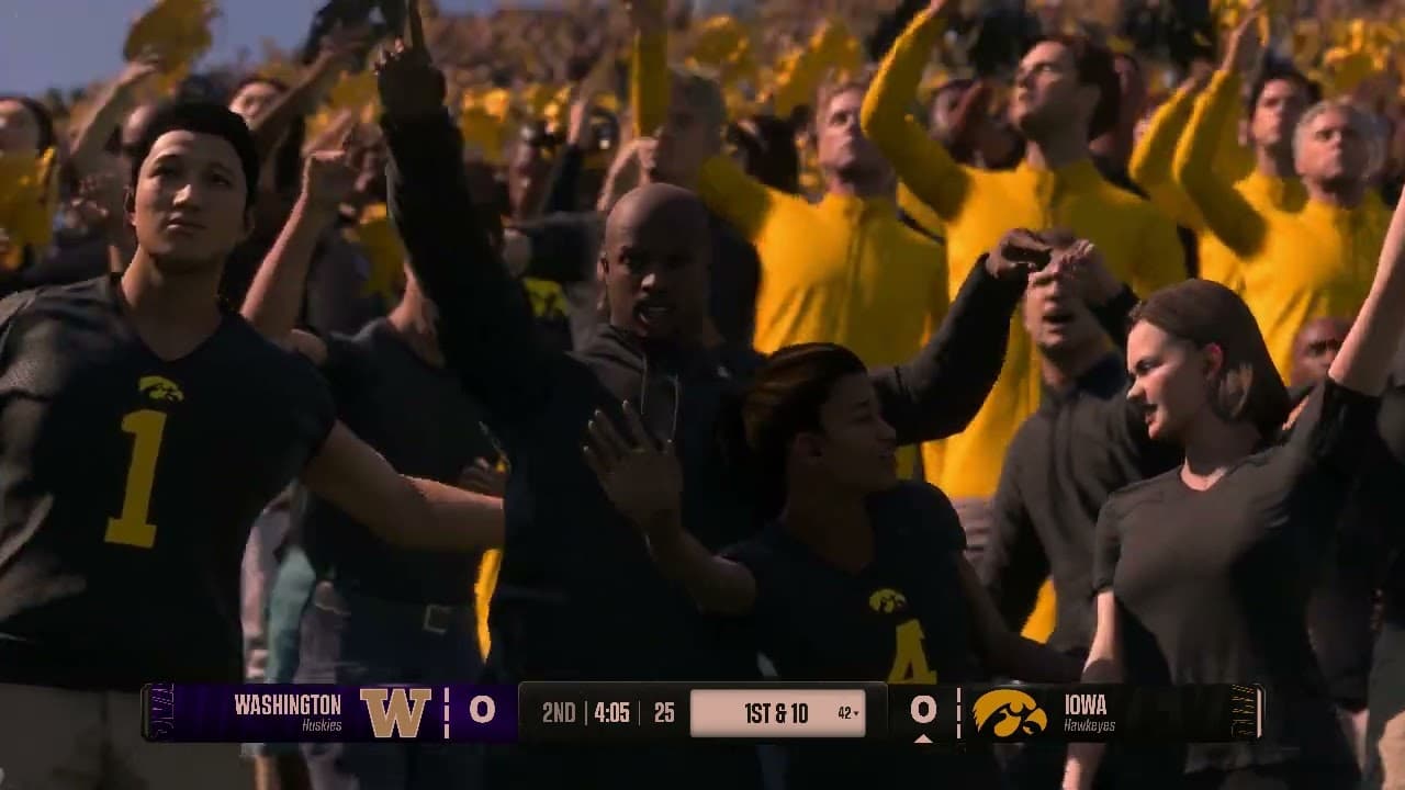 EA College Football 25 - Washington vs Iowa